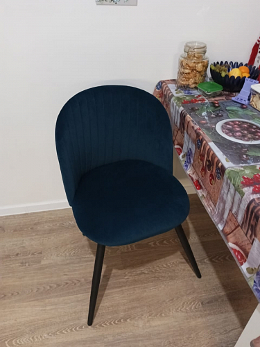 Стул на металлокаркасе Gabi gray / black фото покупателя 298