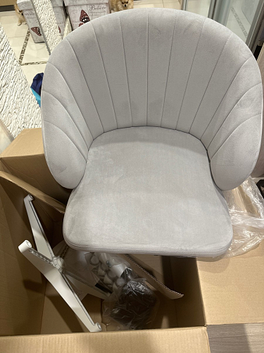 Компьютерное кресло Пард confetti silver серый / черный фото покупателя 163