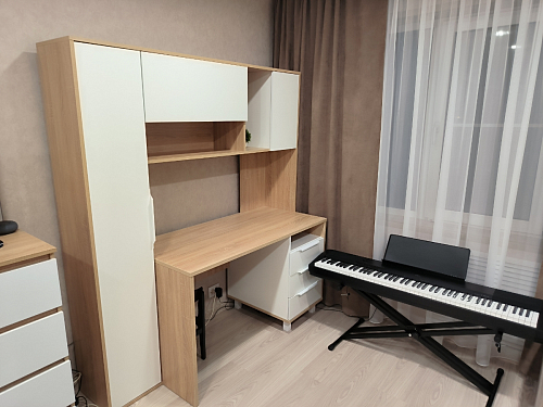 Компьютерный стол Комфорт 12.95 N дуб сонома / темно-серый фото покупателя 35