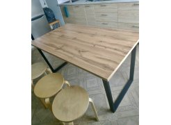 Стол Лота Лофт 120 25 мм сабия / черный матовый фото покупателя 188