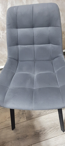 Стул на металлокаркасе Челси К бирюзовый / черный фото покупателя 244