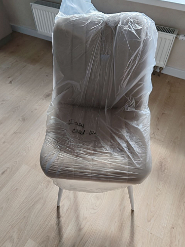 Стул на металлокаркасе Дани темно-серый (zd 995) / черный фото покупателя 35