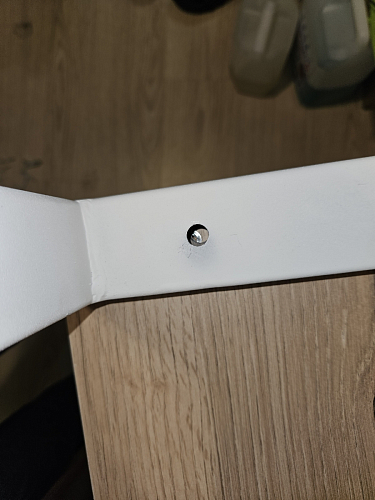 Письменный стол Битти Лофт 116х60х75 дуб вотан / белый матовый фото покупателя 119