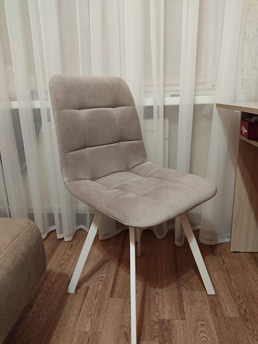 Стул на металлокаркасе Чилли черный / зеленый фото покупателя 925