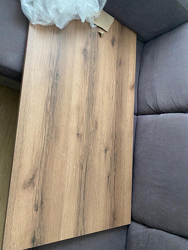 Деревянный стол Лота Лофт 120х75 белый матовый / дуб крафт золотой фото покупателя 362