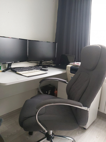 Компьютерное кресло Tron gray fabric фото покупателя 1