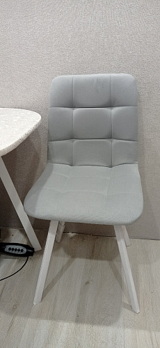 Стул на металлокаркасе Чилли зеленый / белый каркас фото покупателя 425