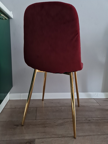 Стул на металлокаркасе Dabl 01 champagne / gold фото покупателя 95