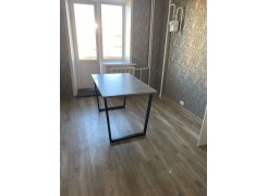 Стол Лота Лофт 140 25 мм черный матовый / бетон фото покупателя 149