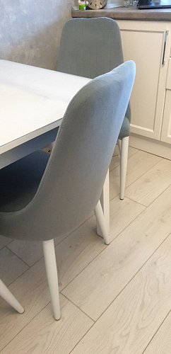 Стул на металлокаркасе Kora green / black фото покупателя 212