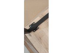 Деревянный стол Лота Лофт 120(160)х75 черный матовый / бетон светлый фото покупателя 459