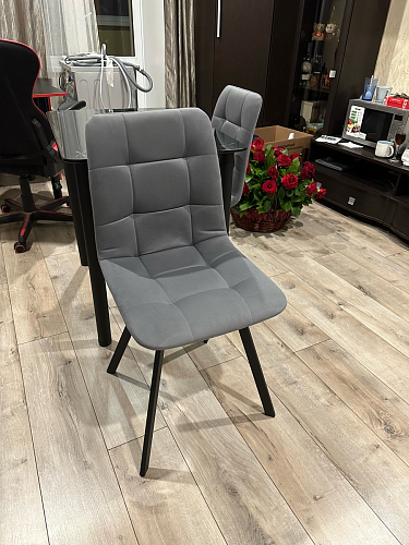 Стул Чилли 2 темно-серый  / черный фото покупателя 1345