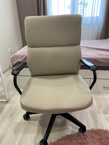 Компьютерное кресло Benefit флок серый 29 фото покупателя 15