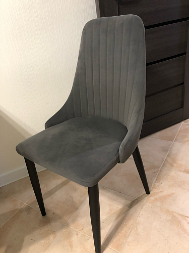 Стул на металлокаркасе Kora light blue / white фото покупателя 71