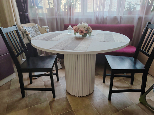 Деревянный стол Барел 89 черный / черный фото покупателя 28