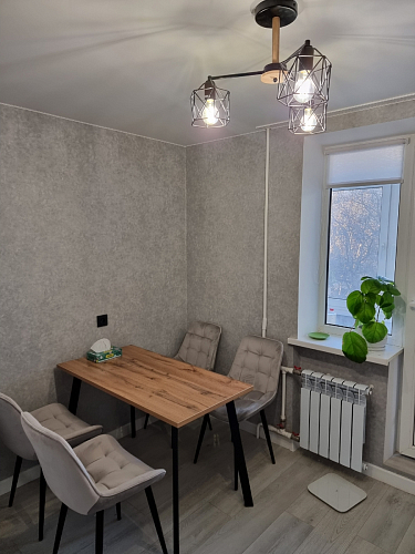 Стол Тринити Лофт 120 32 мм дуб галифакс табако / черный матовый фото покупателя 343