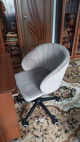 Компьютерное кресло Пард экокожа белый фото покупателя 224