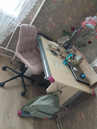 Компьютерное кресло Честер зеленый / черный фото покупателя 36