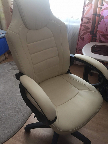 Компьютерное кресло Kadis коричневое / бежевое фото покупателя 85