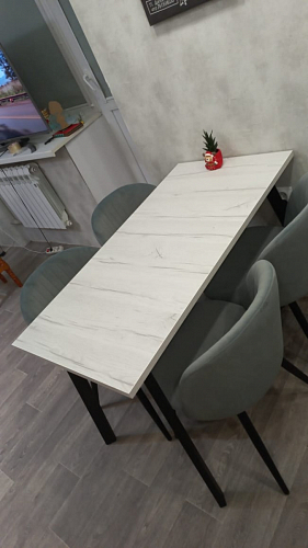 Стул на металлокаркасе Gabi gray / black фото покупателя 61