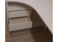 Письменный стол СПм-25 левый белый  - Уцененный экземпляр фото покупателя 14