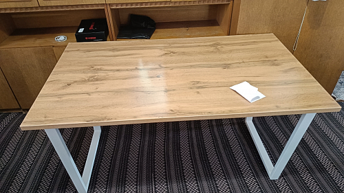 Деревянный стол Лота Лофт 120x75 дуб крафт табачный / черный матовый фото покупателя 475