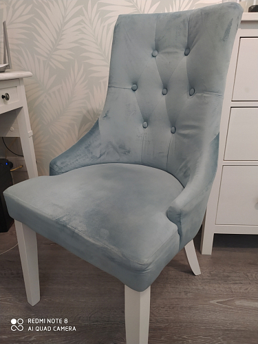 Стул Elegance white / fabric grey фото покупателя 1