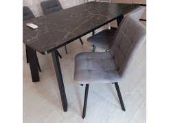 Стул на металлокаркасе Чилли светло-серый / черный фото покупателя 325