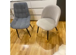 Стул на металлокаркасе Gabi 1 gray / black фото покупателя 787