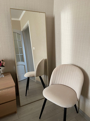 Стул на металлокаркасе Gabi latte / gold / black фото покупателя 272