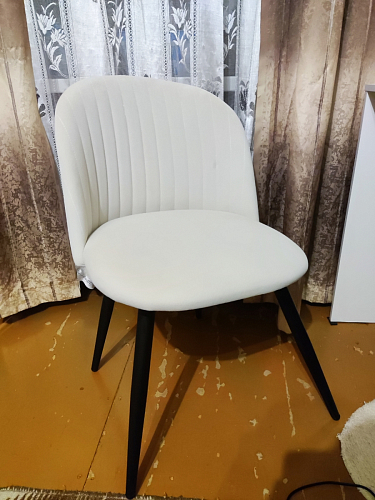 Стул на металлокаркасе Gabi green / black / silver фото покупателя 183