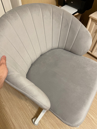 Компьютерное кресло Пард экокожа белый фото покупателя 197