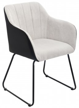 Стул Stef light grey / black