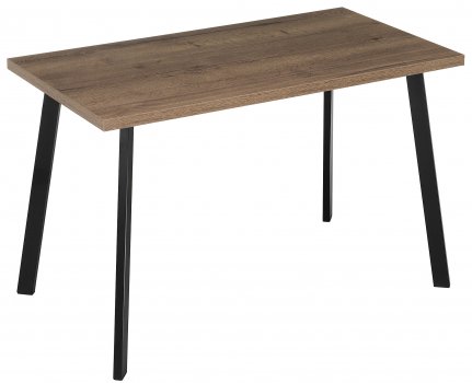 Стол Секстант дуб галифакс / черный матовый