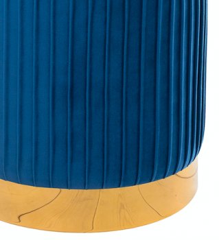 Пуф Ring 1-П dark blue / gold