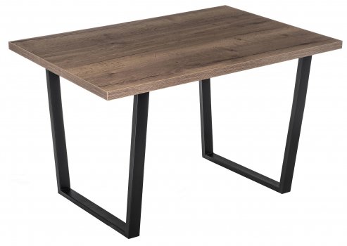 Стол Эльпатия 110 дуб галифакс / черный матовый