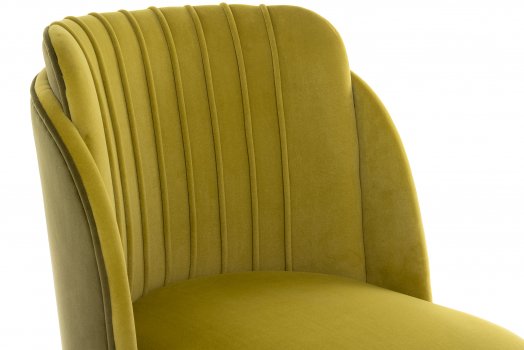 Стул на металлокаркасе Orly khaki / green