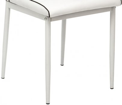 Стул на металлокаркасе DC2-001 white / black