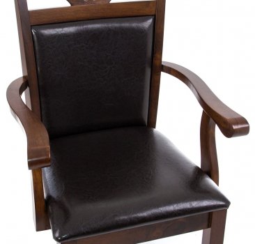 Кресло Luiza dirty oak / dark brown