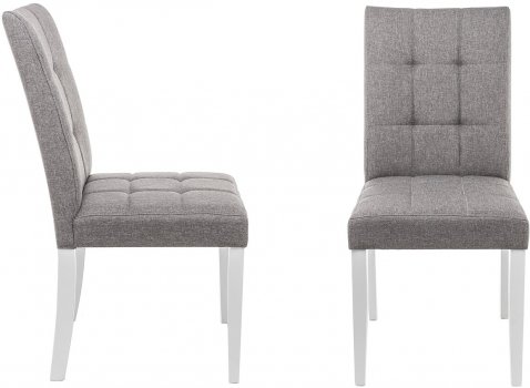 Стул Madina white / fabric pebble