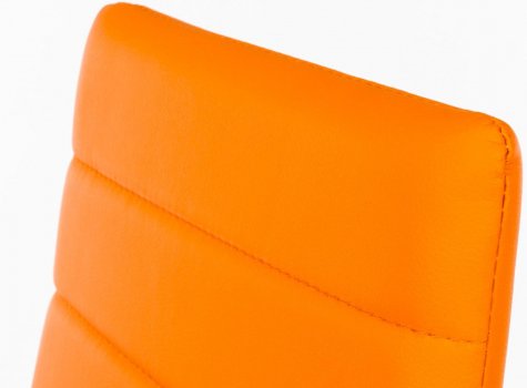 Стул DC2-001 оранжевый / белый