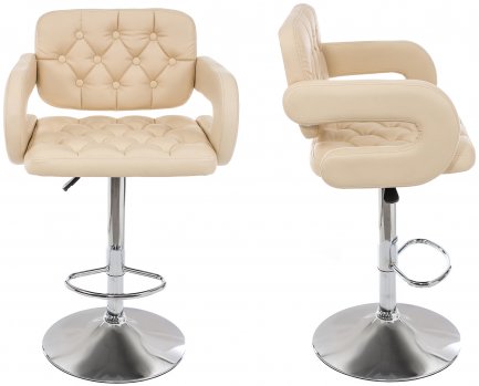Барный стул Shiny бежевый