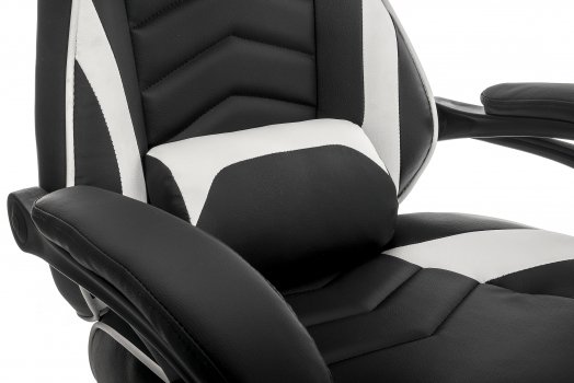 Компьютерное кресло Stimul черное / белое
