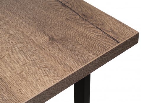 Стол Эльпатия 130 дуб велингтон / черный матовый