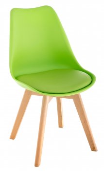 Стул Bonus дерево / зеленый
