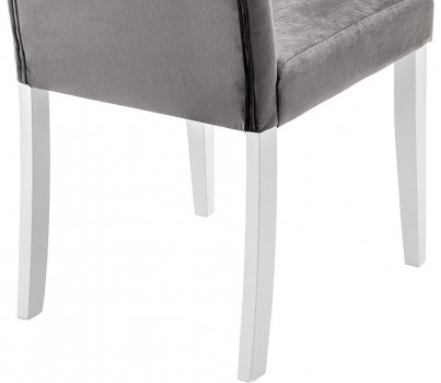 Стул Amelia white / fabric grey