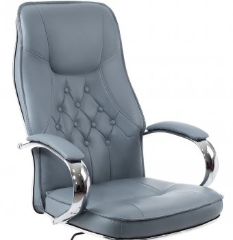 Компьютерное кресло Twinter серо-голубое