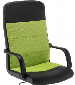 Компьютерное кресло Prosto черное / зеленое