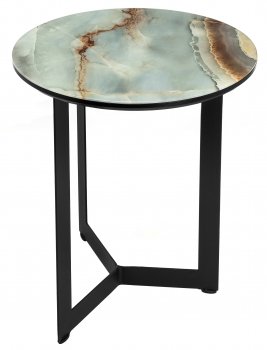 Журнальный столик Роб D-450 голубой мрамор