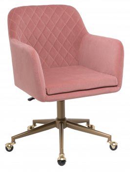 Компьютерное кресло Molly pink / gold